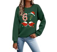 Women's Christmas Jumpers Funny Xmas 67 Six Seven Long Sleeve Crewneck Pullover Tops Winter Holiday Casual Ugly Ladies Christmas Sweatshirt