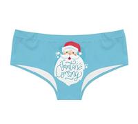 Womens Christmas Print Shorts - Ladies Strings Briefs For Sex Sexy Sheer Lace Thongs Festive Romantic Panties Sexy Funny Underwear No Show Ladies Knickers For Christmas Party Holiday