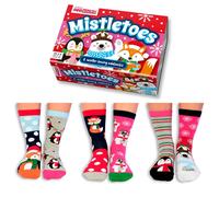 United Oddsocks Winter Loving Women's Mismatched Socks Box - UK 4-8 EUR 37-42 US 6.5-10.5