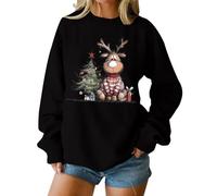Women's Christmas Sweatshirts, Christmas Jumpers for Women Ladies Probably Just Gonna Jingle Some of the Way Graphic Sweatshirts Loose Fit Funny Xmas Pullover Long Sleeve Crewneck Causal Tops Ugly
