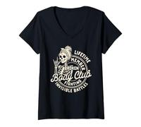 Womens Chronic Illness Spoonie Lifetime Member Broken Body Club V-Neck T-Shirt
