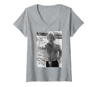 Womens Chuck Norris Actor Walker Texas Ranger Way of The Dragon V-Neck T-Shirt