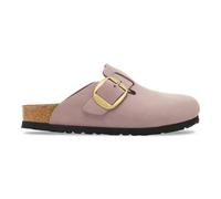Women's chunky buckle nubuck leather sandals Birkenstock Boston Violet 37 Étroit