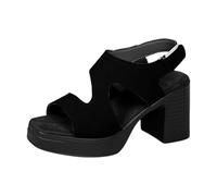 Womens Chunky Low Strap Heel Sandals, Women'S Mesh Breathable Wedge Sandals, Quick-Drying And Lightweight Sliders, Adjustable Strap Anti Slip Shoes for Cocktail Party And Evening Gathering