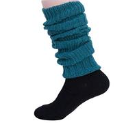 Women's chunky organic wool leg warmers
