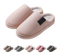 Womens Chunky Slippers Anti Slip Slippers Women Unisex Couple Sliders Simple Bedroom Sliders Thick Sole Mule Slipper Comfortable Orthopedic Slides Closed Toe Home Slipper For Swollen Feet