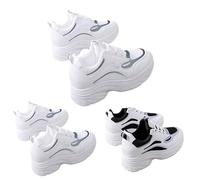Womens Chunky Trainers, Platform Trainers for Women Stylish Chunky Sneakers | Soft Thick Sole Trainers Casual Non Slip Dad Shoes Fashion Versatile Daily Footwear Comfy Wedge Shoes Ladies Walking Sneaker