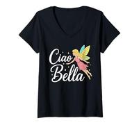Womens Ciao Bella Fairy Magic V-Neck T-Shirt