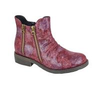 Womens Cipriata Ankle Boots Side Zip Casual Memory Foam Comfort Boot UK 3-8