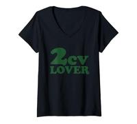 Women's Citroën 2CV Lover Car Retro V-Neck T-Shirt
