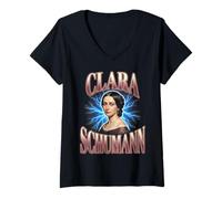 Women's Clara Schumann Composer V-Neck T-Shirt