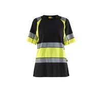 Women's class 1 two-tone T-shirt Blaklader Black 3XL