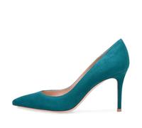 Womens Classic Closed Toe High Heels Pumps,Sexy Pointed Toe Fashion Slip On Dress Stiletto Heel Shoes Elegant Gorgeous Office Work Party Heeled Shoes,Green,7 UK
