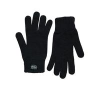 Women's classic knit gloves Superdry Noir S/M