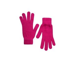 Women's classic knit gloves Superdry Pink S/M