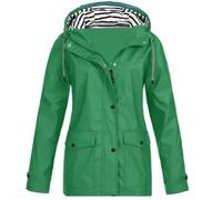 Women's Classic Long Trench Coat Parka Windproof Shoulder Belted Double-Breasted Waterproof Lapel Sleeve Overcoat Wool Blend solid For Cycling Quick