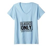 Women's Classics Only Original Seniors Vet Tech Med V-Neck T-Shirt