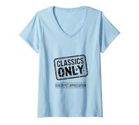 Women's Classics Only Original Seniors Vet Tech Med V-Neck T-Shirt