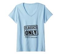 Women's Classics Only Original Seniors Vet Tech Med V-Neck T-Shirt