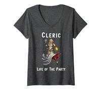 Womens Cleric - Life of The Party Novelty T-Shirt V-Neck T-Shirt