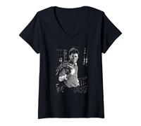 Womens Cliff Richard Singer in 1987 Two Hearts Some People V-Neck T-Shirt