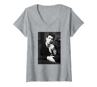 Womens Cliff Richard Summer Holiday Pop Singer 1963 V-Neck T-Shirt