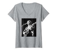 Womens Cliff Richard Wired for Sound World Tour 1981 V-Neck T-Shirt