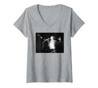 Womens Cliff Richard Wired for Sound World Tour Daddy's Home V-Neck T-Shirt