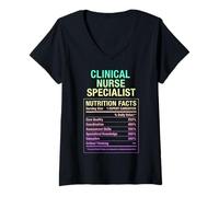 Women's Clinical Nurse Specialist Facts V-Neck T-Shirt