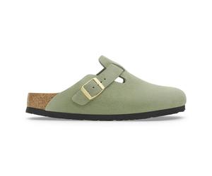 Women's clogs Birkenstock Boston Soft Footbed Suede Leather Vert 36 Étroit