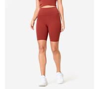 Women's Close-fitting Fitness Biker Shorts - Terracotta