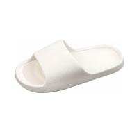 Womens Cloud Slides Soft Cushion Indoor Outdoor Shower Slippers Lightweight Summer Beach Casual Sandals White