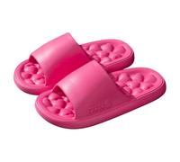 Womens Cloud Slides Summer Thick Sole Soft Cushion Indoor Outdoor Shower Beach Pool Comfortable Casual Slippers Hot Pink