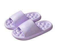 Womens Cloud Slides Summer Thick Sole Soft Cushion Indoor Outdoor Shower Beach Pool Comfortable Casual Slippers Purple