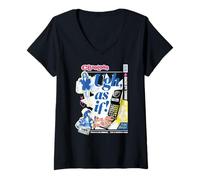 Womens Clueless Ugh As If! Cher 90s Fashion Icon V-Neck T-Shirt