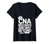 Womens CNA Bed Bath and Way Beyond Nursing Assistants V-Neck T-Shirt