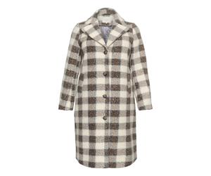 Women's coat KAFFE Curve Salina Gris 44