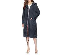 Women's Coat Short Size Lightweight Long with PU Trench Coat, Fashionable Outdoor Windbreaker, Rain Jacket Full Length Trench Coat Women's Winter, black, M