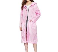 Women's Coat Short Size Lightweight Long with PU Trench Coat, Fashionable Outdoor Windbreaker, Rain Jacket Full Length Trench Coat Women's Winter, PK1., XXL