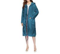 Women's Coat Short Size Lightweight Long with PU Trench Coat, Fashionable Outdoor Windbreaker, Rain Jacket Full Length Trench Coat Women's Winter, sky blue, L