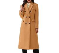 Womens Coats Womens Jacket Practical Jackets for Everyday Wear Casual Coat from Casual Weekends to Smart Occasions Durable Overcoat Comfortable Jacket with Pockets Khaki S