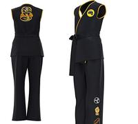 Women's Cob-ra Kai Costume Shirt with Headband Karate Gi Cosplay Costume No Mercy Men