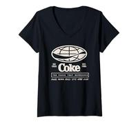 Women's Coca-Cola The Pause that Refreshes Ice Cold Coke Est. 1886 V-Neck T-Shirt