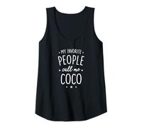 Womens Coco Shirt Gift: My Favorite People Call Me Coco Tank Top