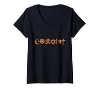 Women's Coexist Harmony of Religions & Faiths V-Neck T-Shirt