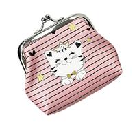 Women's Coin Purse - Cat Patterned Coin Purse, Pebble Bag | Holiday, Holiday, Outdoor, Travel, School, Work, Shopping, Everyday, , Please refer to the description, Please refer to description