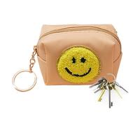 Womens Coin Purse,Featuring Unique Embroidery Design Cute Coin Pouch Keychain - Multipurpose Waterproof Coin Purse for Women, Girls, Stores Key, Jewelry, Pills