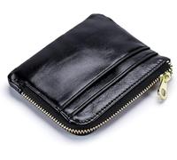 Women's Coin Purse Men's Coin Purse Leather Slim Section Multifunctional Soft Leather Card Bag Mini Wallet