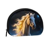 Women's Coin Purse Pouch Wallet,Mini Change Holder Coin Bag Shell Handbags | Women'S Coin Purse Pouch Cool Running Horse Wallet,Mini Change Holder With Zipper,Coin Bag Shell Handbags