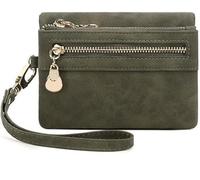 Women's Coin Purse Simple and Compact Women's Coin Purse Short Coin Purse Mini Wallet(Green)